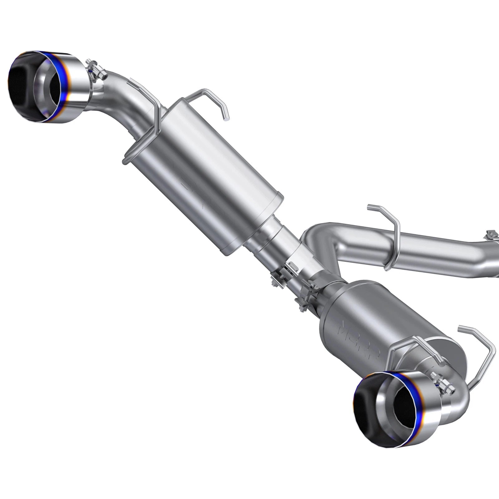 MBRP 13-16 Subaru BRZ 2.0L/ 2.4L 3in Dual Split Rear Cat Back w/Burnt End Tips- T304