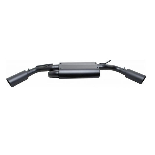 Gibson 07-17 Jeep Wrangler JK Sport 3.8L 2.5in Cat-Back Dual Extreme Exhaust - Black Elite (Ceramic)