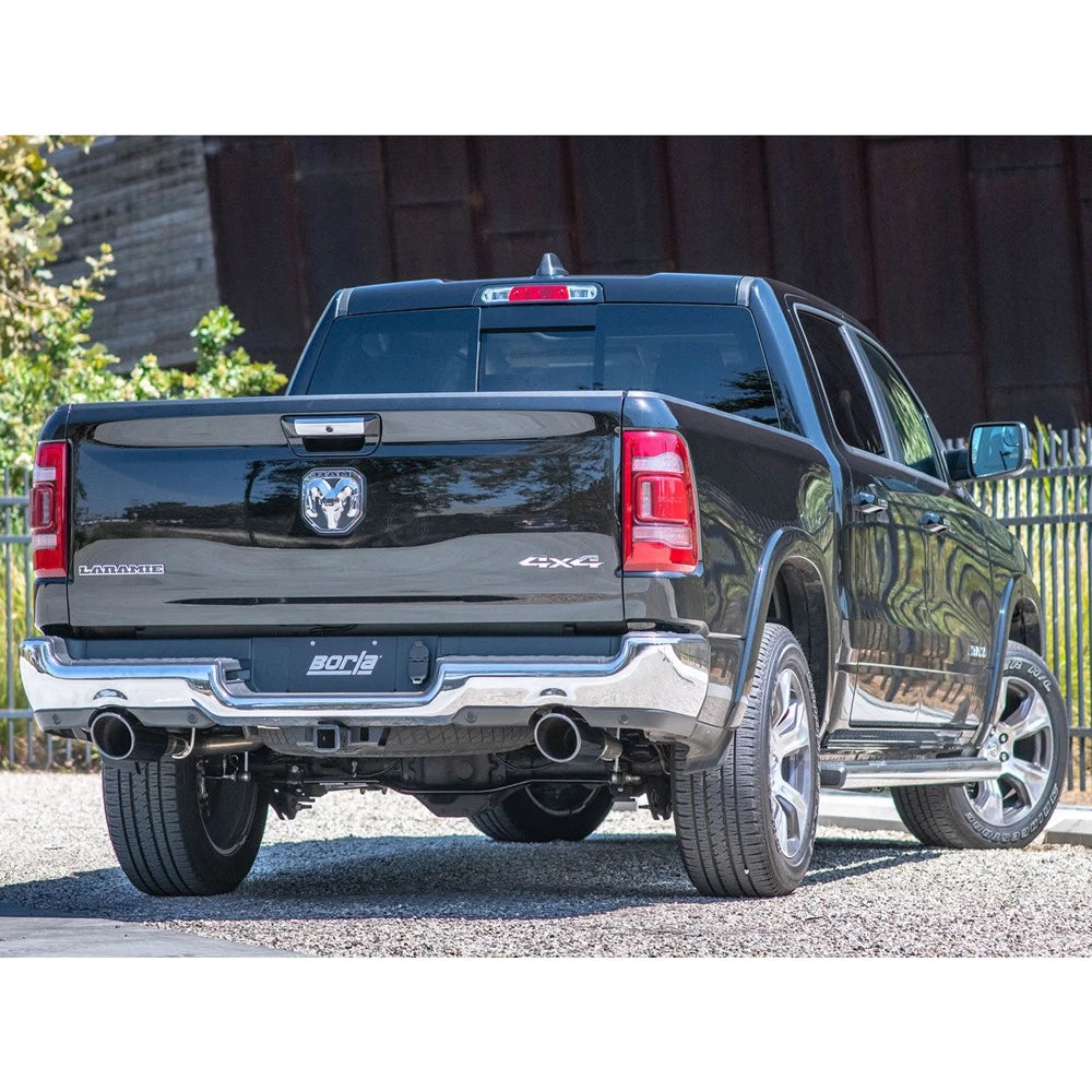 Borla 2019 RAM 1500 5.7L V8 AT 4DR Crew Cab Short Bed Touring SS Catback Exhaust - Black Chrome Tip