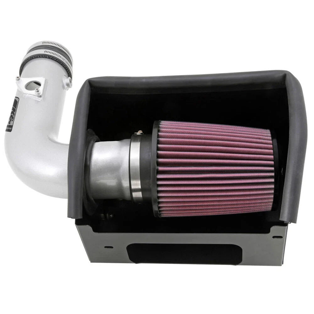 K&N 13 Subaru BRZ 2.0L / 13 Scion FR-S 2.0L Silver 69 Series Typhoon Intake