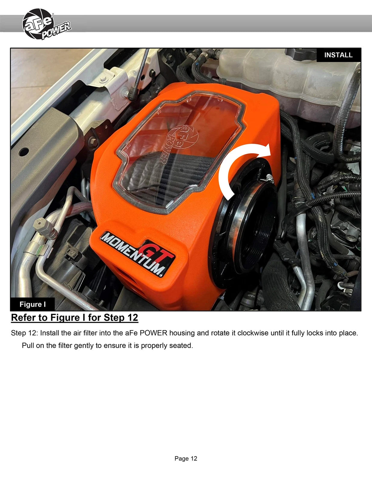 aFe 2025 RAM 1500 L6-3.0L (tt) Momentum GT Orange Edition Air Intake w/ Blk Pro 5R Filter (MOQ 12)