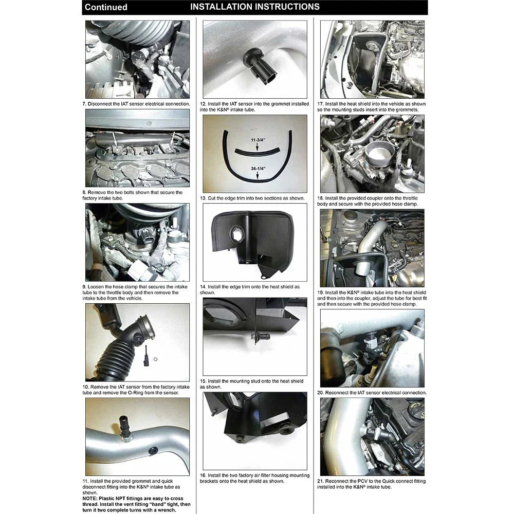 K&N 19-20 Jeep Cherokee L4-2.4L Performance Air Intake Kit