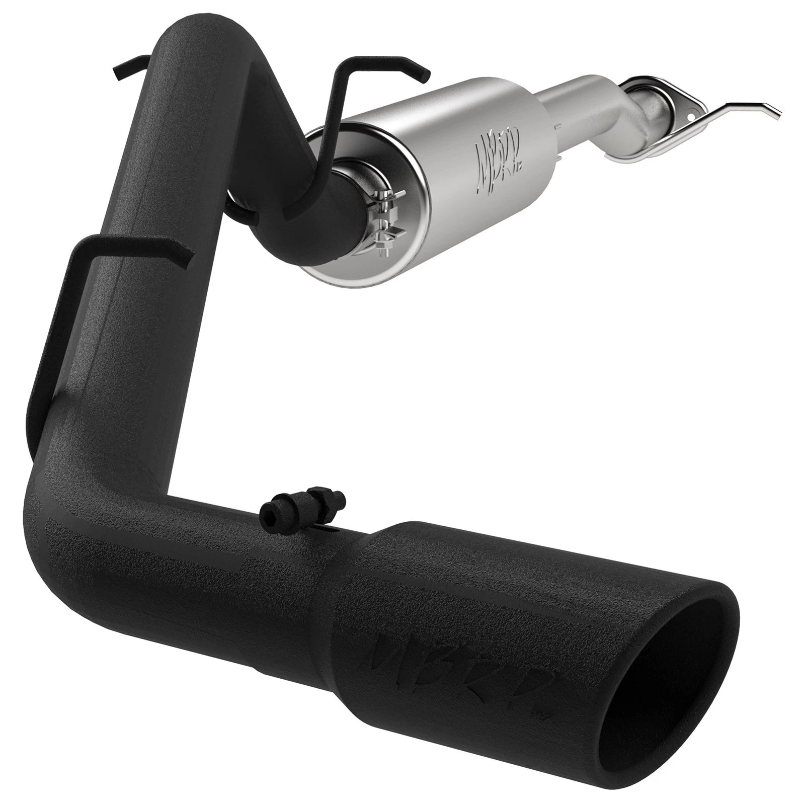 MBRP 2015 Chevy/GMC Colorado/Canyon 2.5L & 3.6L Black Coated 3in C/B Single Side Exit