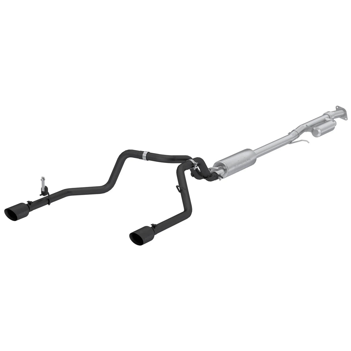 MBRP 2019+ Chevrolet Silverado 1500 / 2019+ GMC Sierra 1500 Alum. 3in Armor Black Cat-Back Exhaust