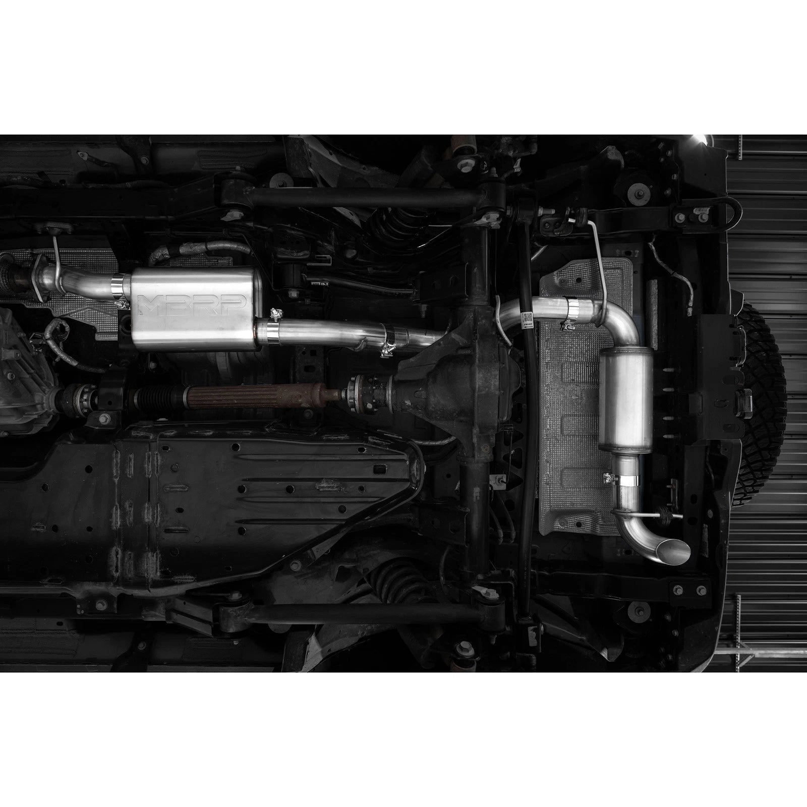 MBRP 2021-2023 Ford Bronco 2.3L/2.7L Stainless Steel 3in Cat-Back, Single High Clearance Rear Exit