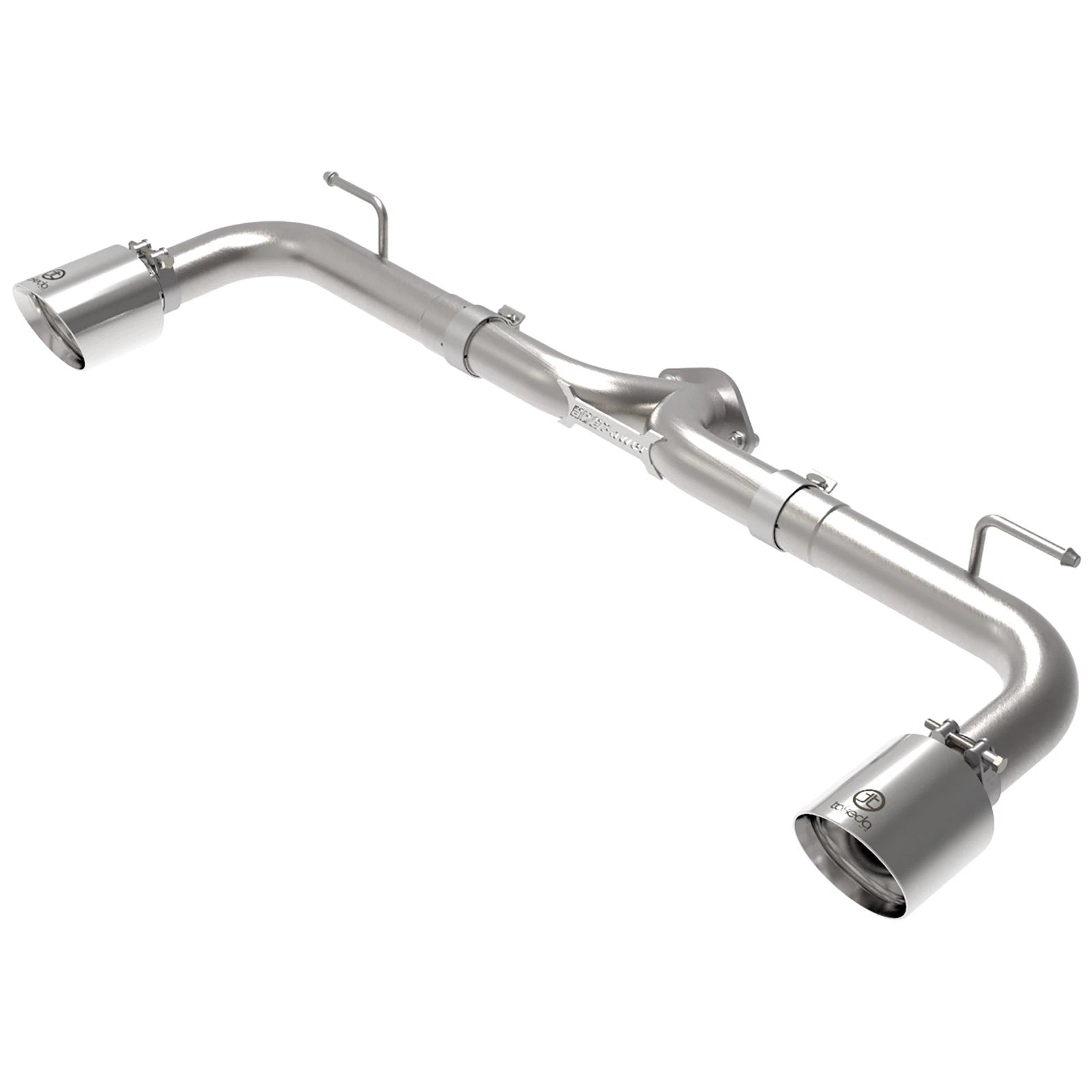 aFe Takeda 2-1/2in 304 SS Axle-Back Exhaust w/ Polished Tips 14-18 Mazda 3 L4 2.0L/2.5L