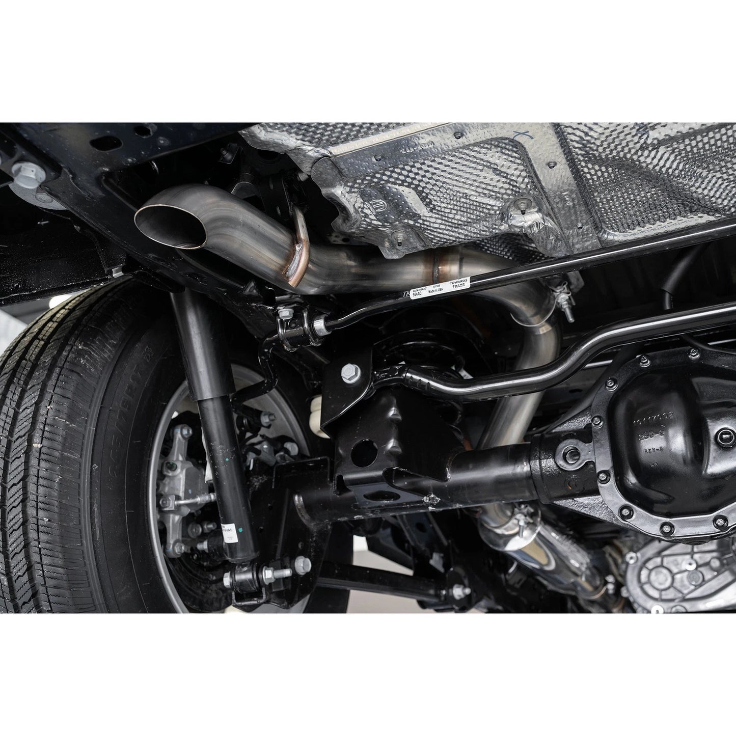 MBRP 18-20 Jeep Wrangler JL 2.5in Single Rear Exit Cat Back Exhaust - Aluminum