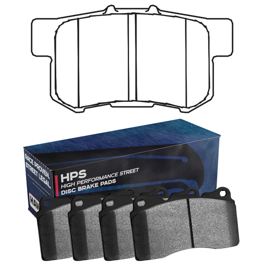 Hawk 06+ Civic Si HPS Street Rear  Brake Pads