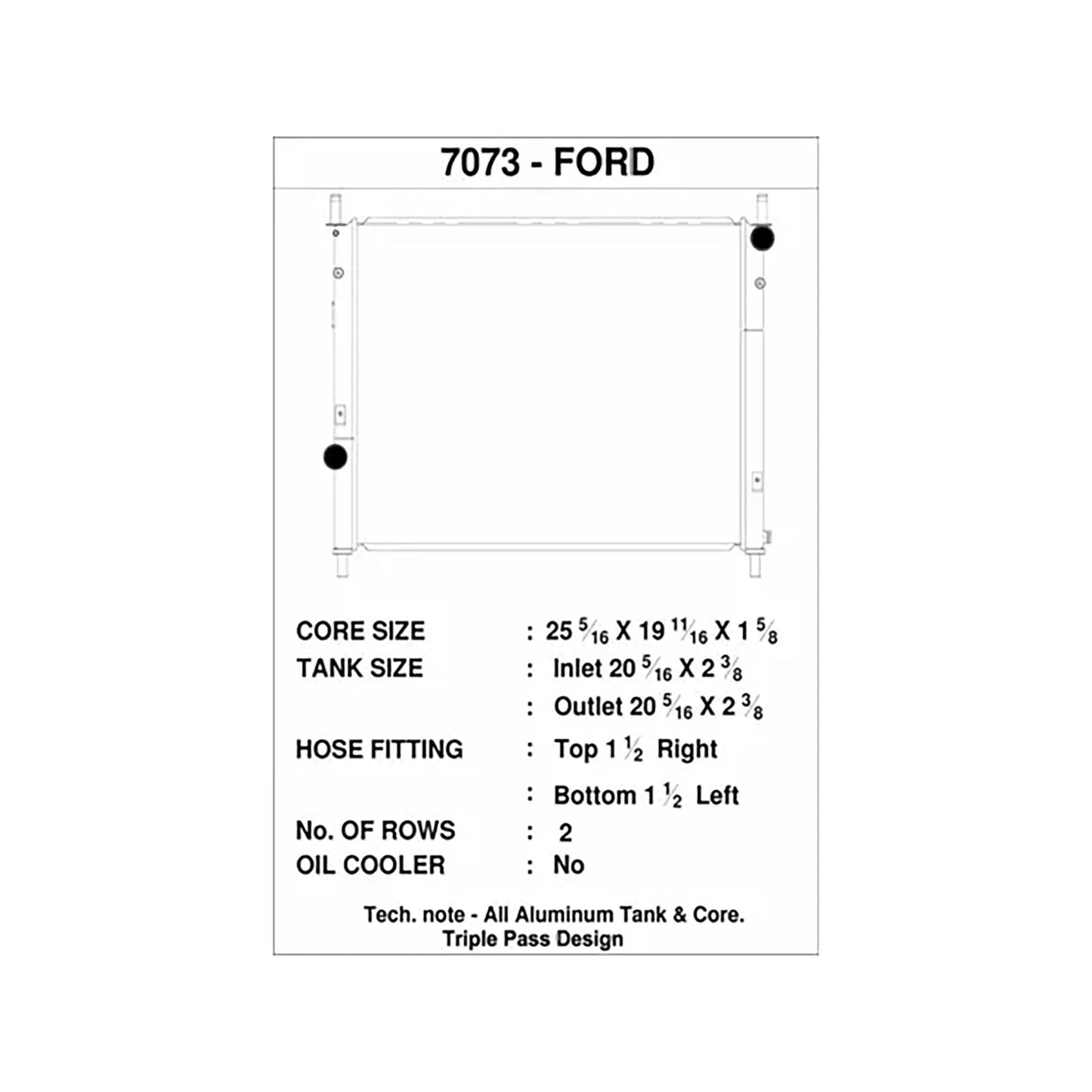 CSF 2015+ Ford Mustang GT 5.0L Radiator