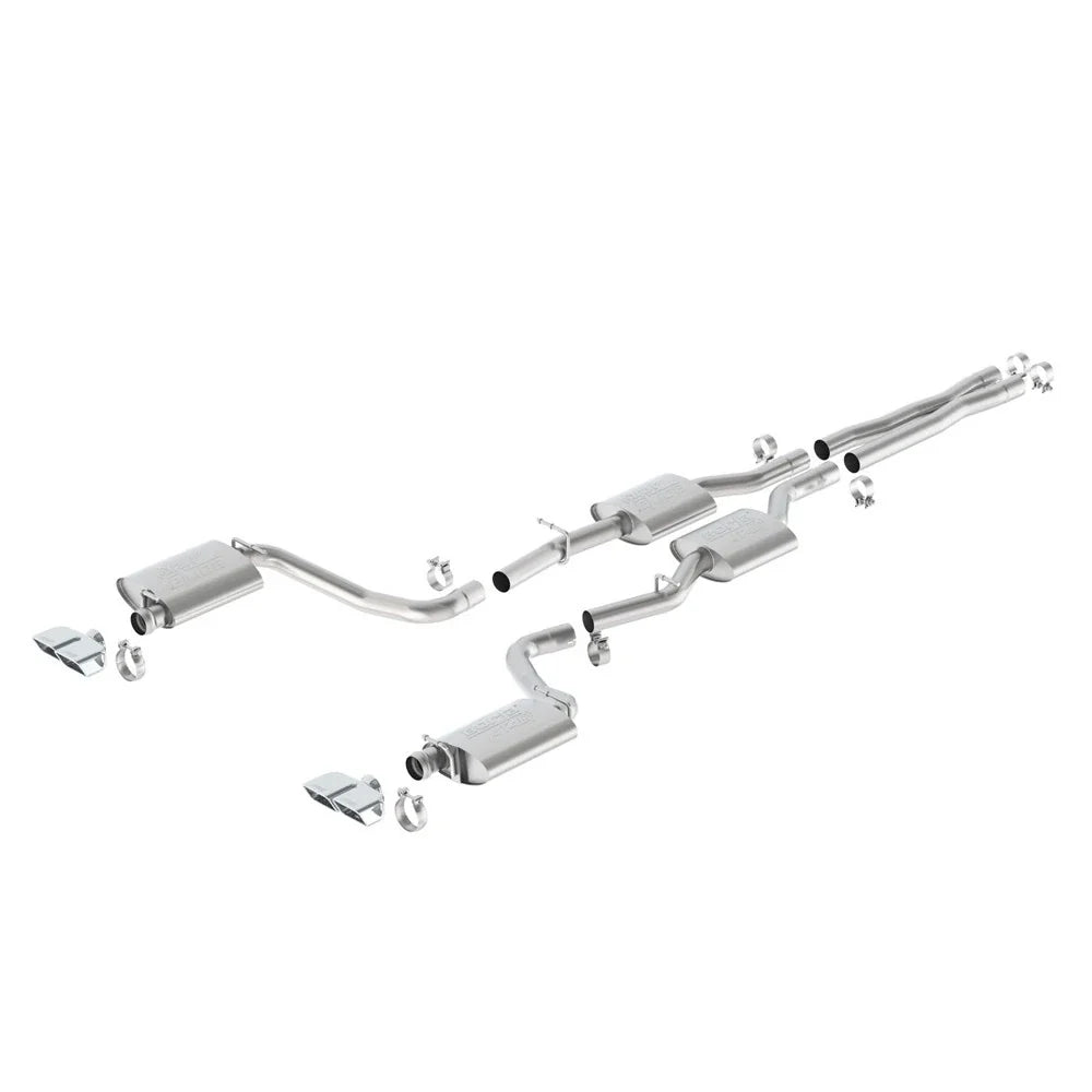 Borla 15-16 Dodge Challenger R/T 5.7L Dual Rectangle Angle Cut Dual Split Rear Exit ATAK Exhaust