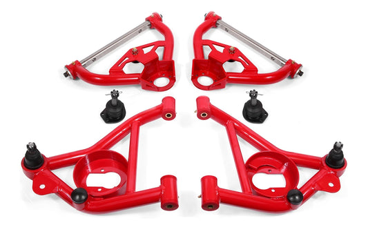 BMR 78-87 G-Body Upper And Lower A-Arm Kit - Red