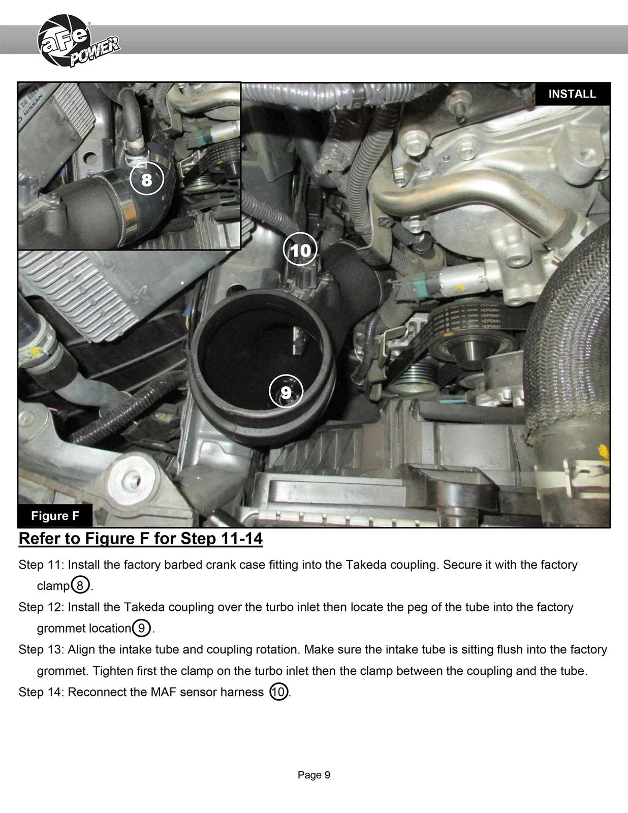 aFe Takeda Stage-2 Pro 5R Cold Air Intake System 16-19 Infinity Q50/Q60 V6-3.0L (tt)