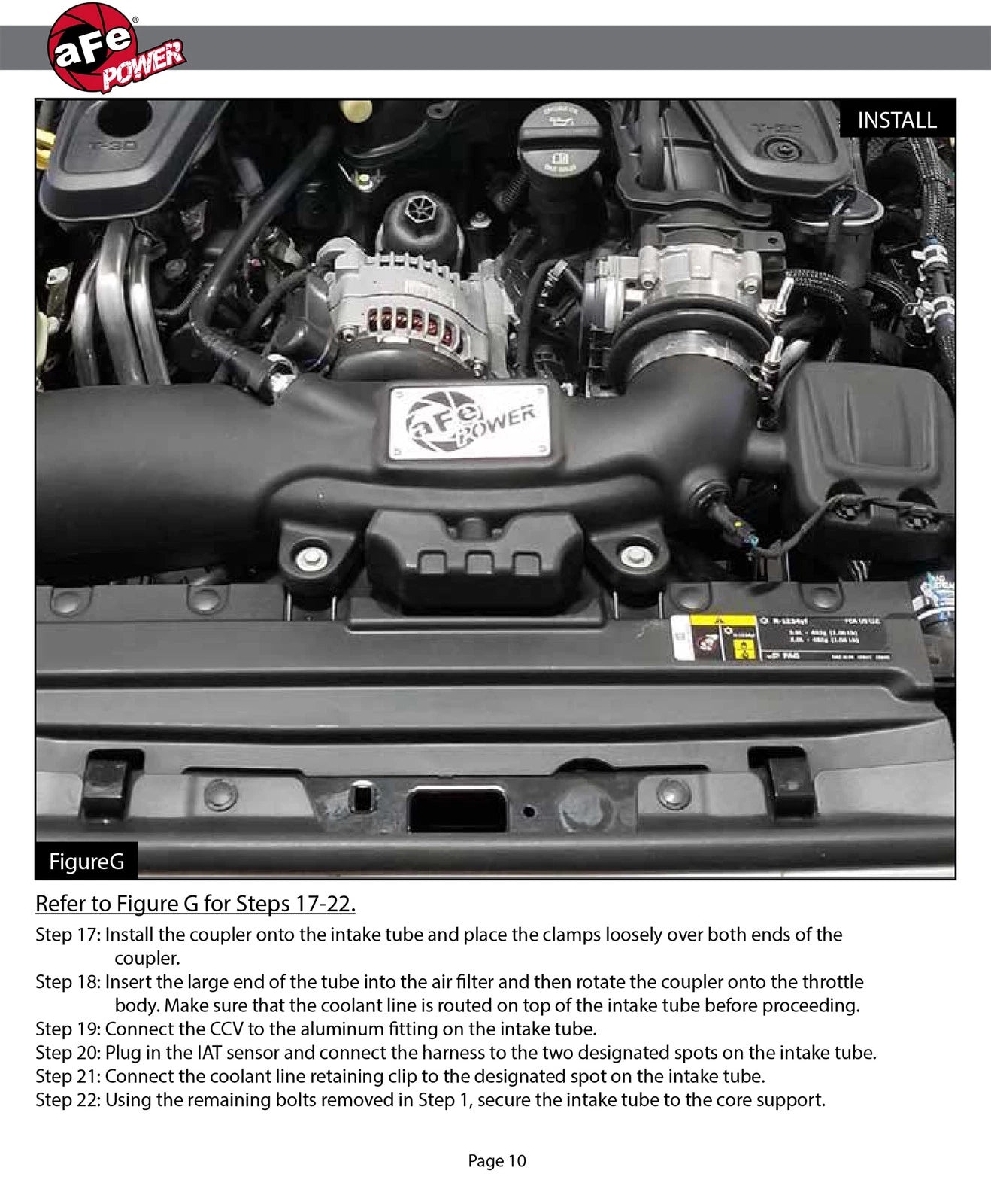 aFe Momentum GT Pro DRY S Cold Air Intake System 2018+ Jeep Wrangler (JL) V6 3.6L (Red Edition)