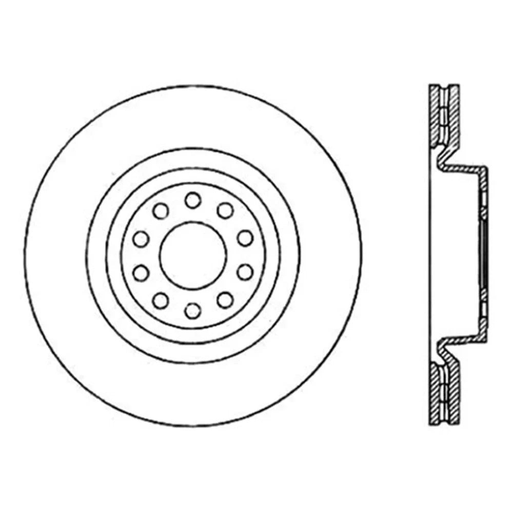 StopTech Slotted & Drilled Sport Brake Rotor