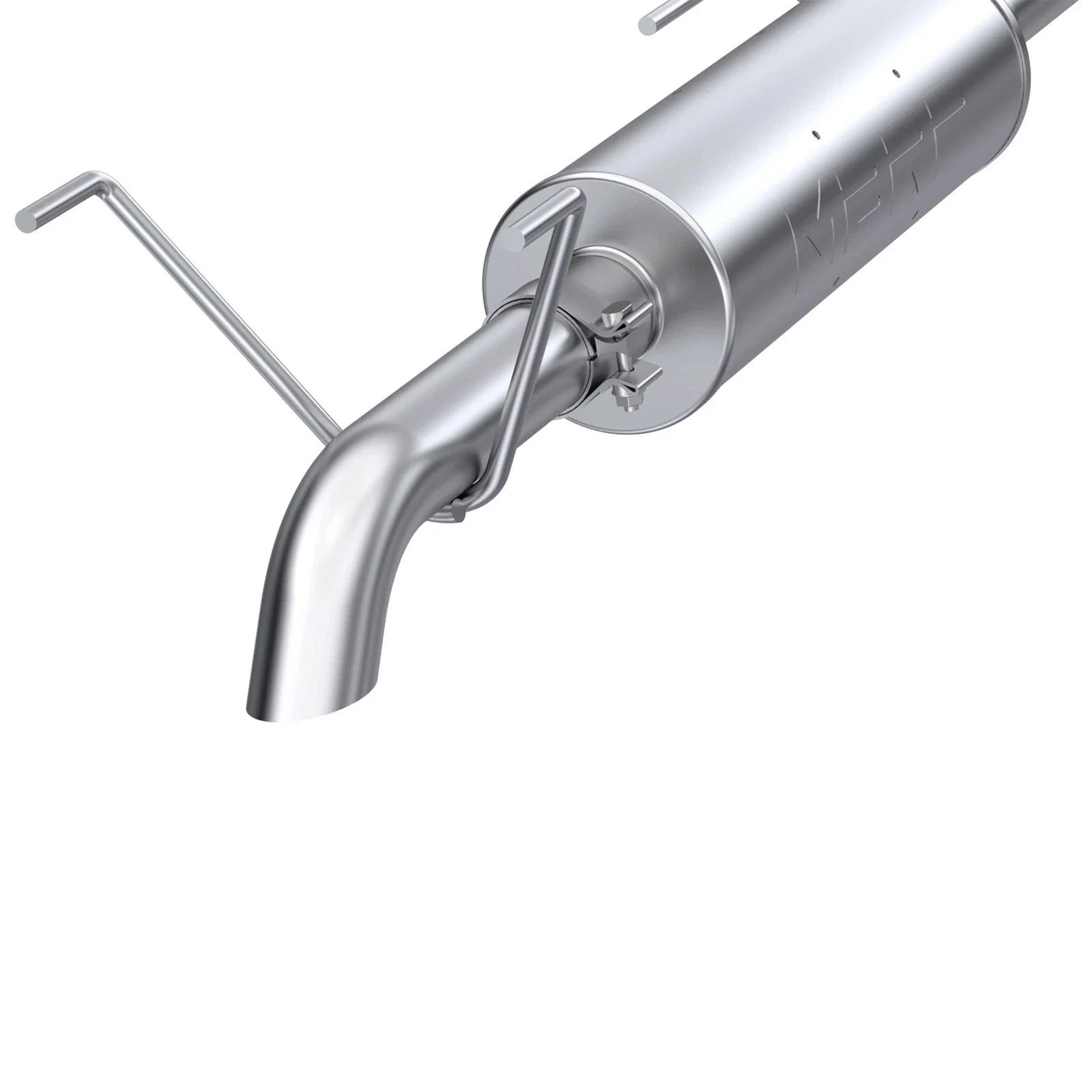 MBRP 05-11 Toyota Tacoma 4.0L EC/CC-SB Cat Back Turn Down Single Side Alum Exhaust