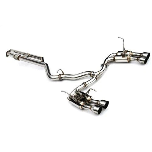 Invidia 2022+ Subaru WRX Gemini Single Layer Quad Stainless Steel Tip Cat-Back Exhaust