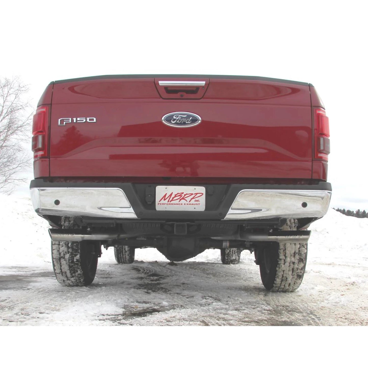 MBRP 2015 Ford F-150 2.7L / 3.5L EcoBoost 2.5in Cat Back Dual Side Split Alum Exhaust System