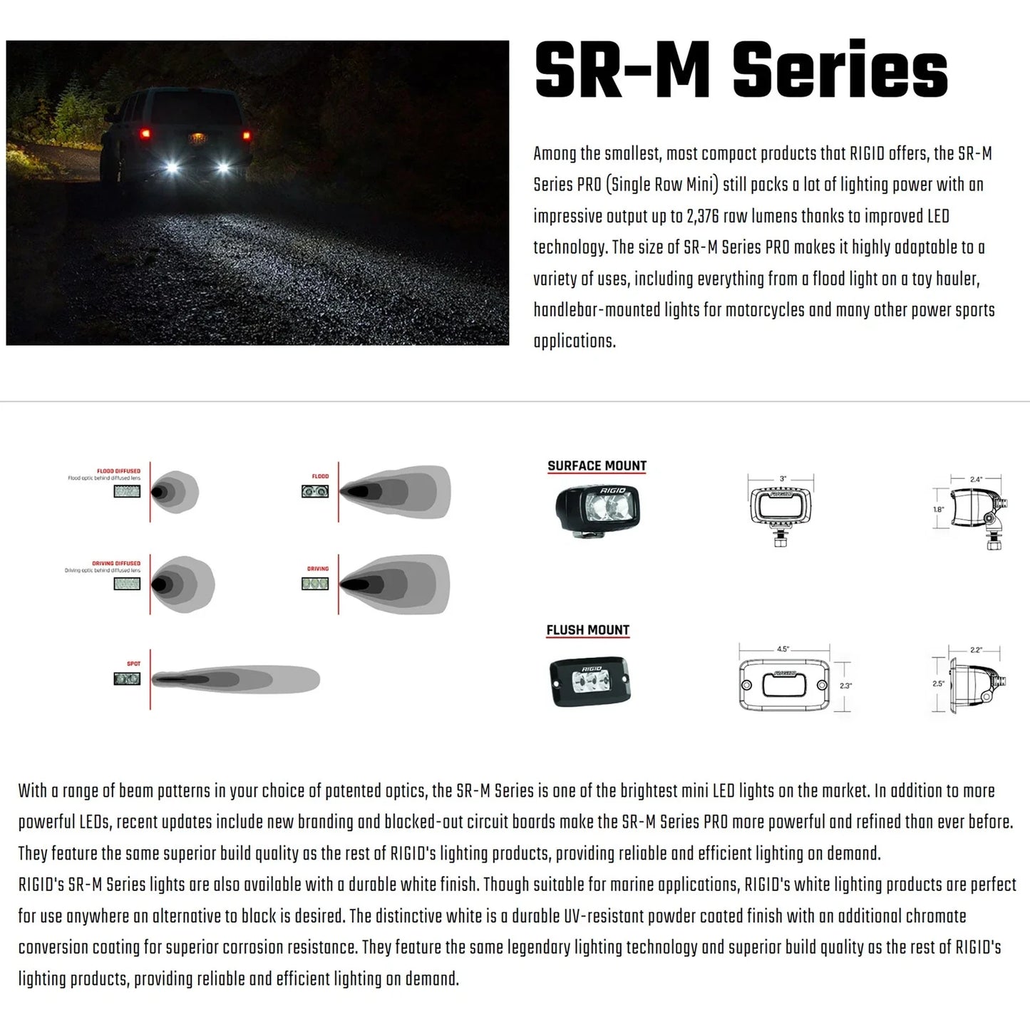 Rigid Industries SRM - Spot