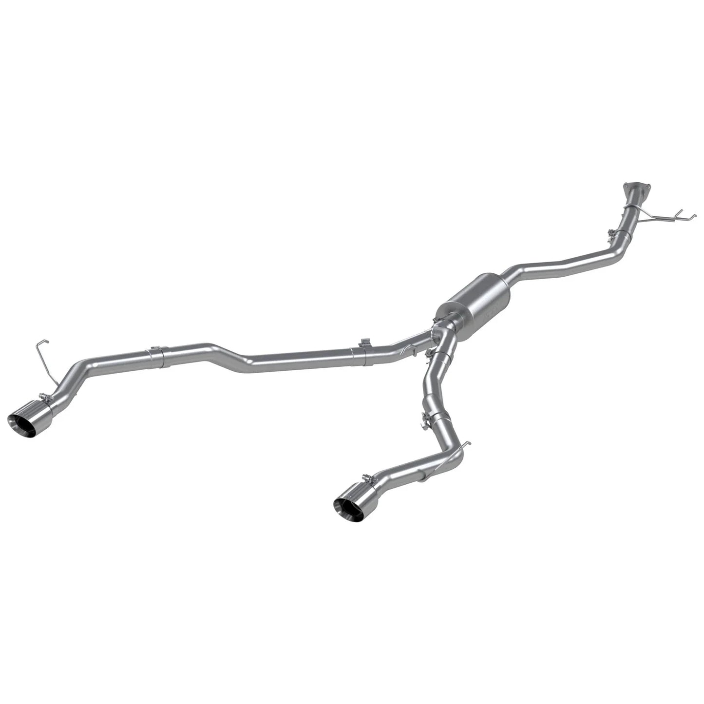 MBRP 21-22 Honda Ridgeline Aluminized Steel 2.5in Cat-Back - Dual Split Rear Exit
