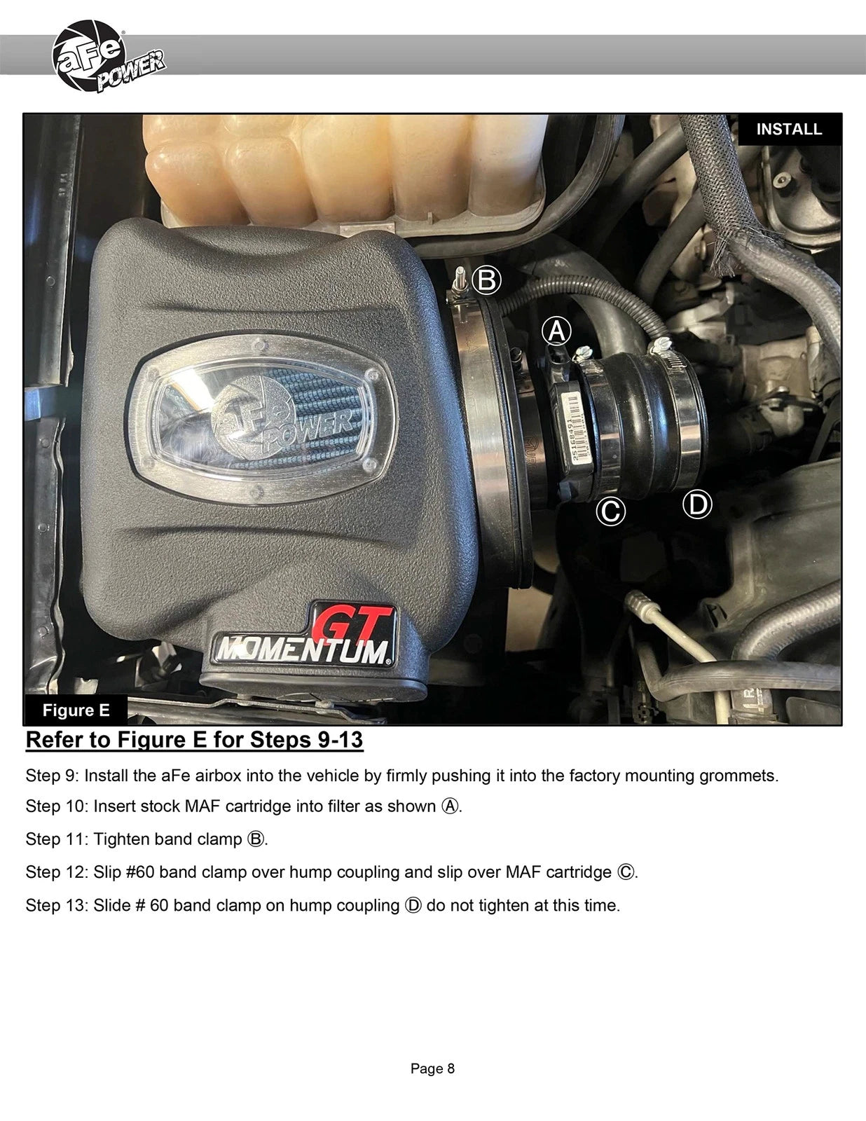 aFe Momentum GT PRO 5R Stage-2 Si Intake System, GM Trucks/SUVs 99-07 V8 (GMT800)