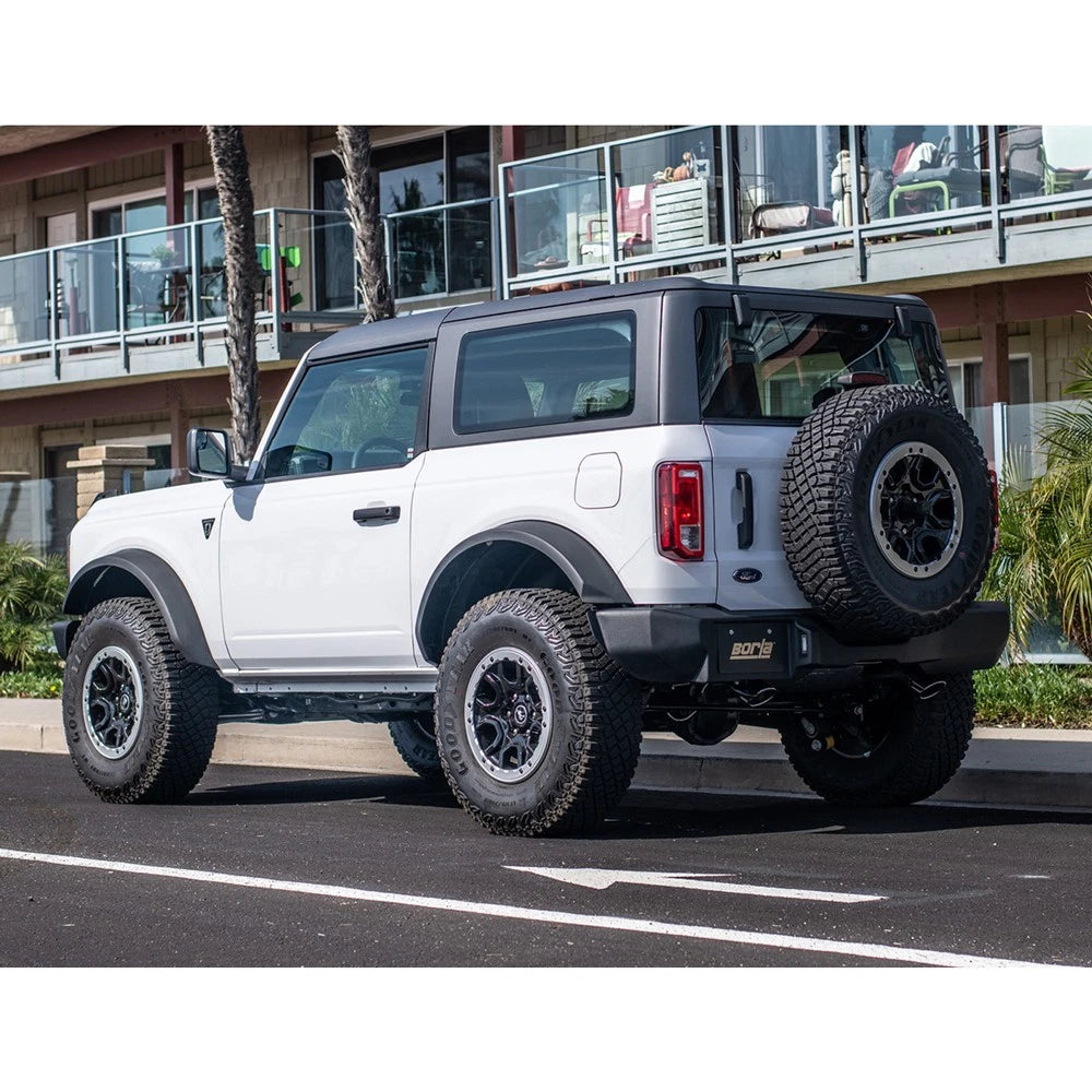 Borla 21-22 Ford Bronco 2.3L 4WD Touring Axle Back Exhaust w/ Bright Chrome Tips