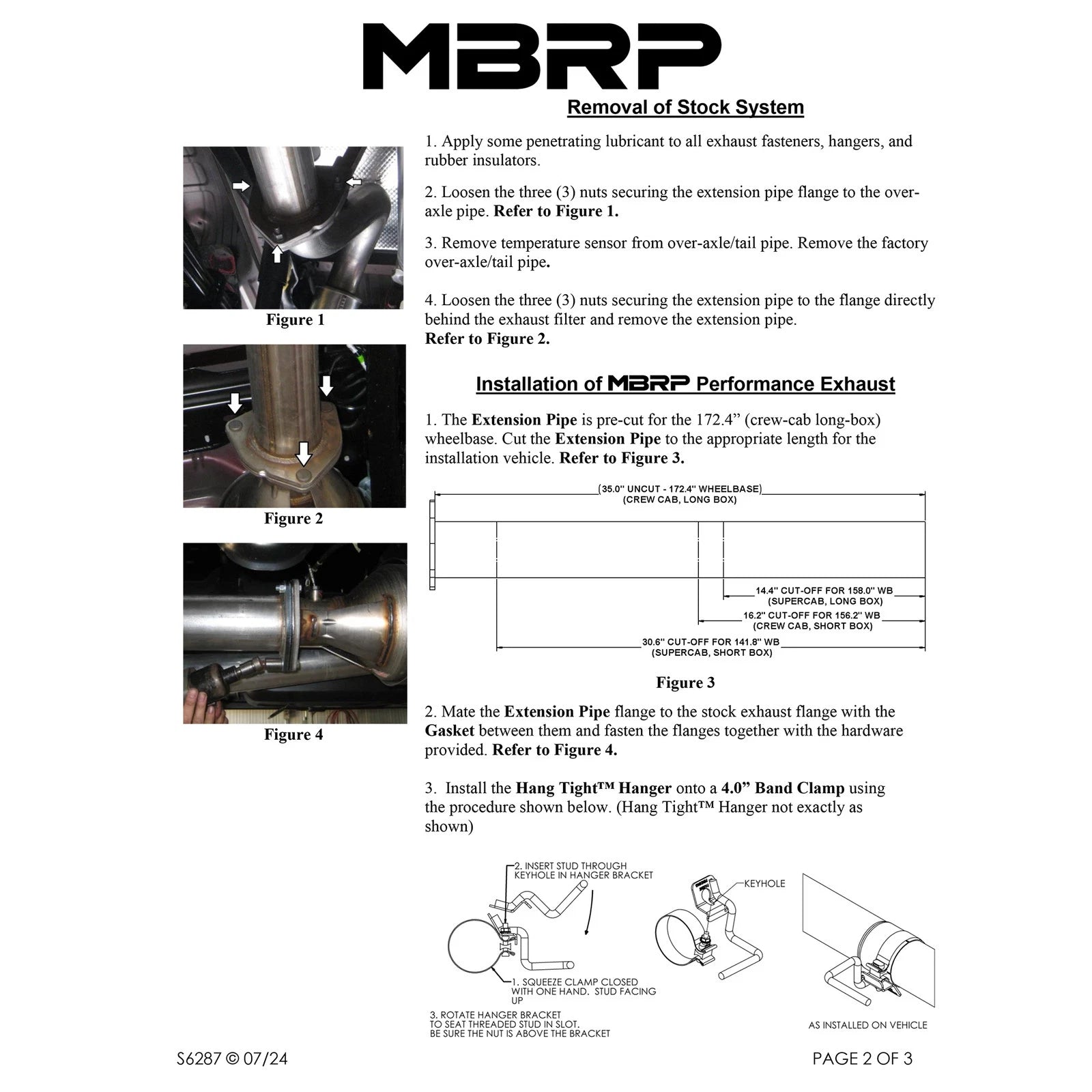 MBRP 2015 Ford F250/350/450 6.7L 4in Single Side Exit Aluminized Exhaust Includes 5in Tip