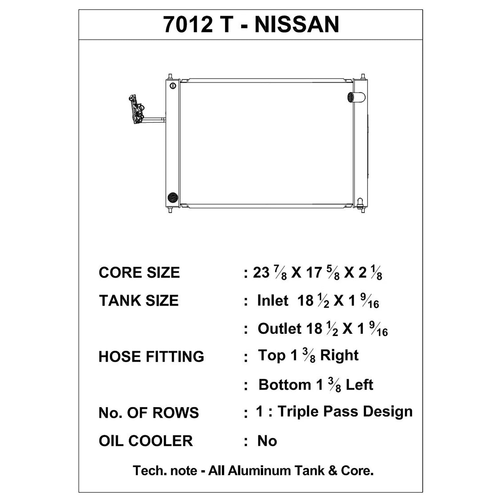 CSF 08-17 Nissan 370Z M/T Radiator
