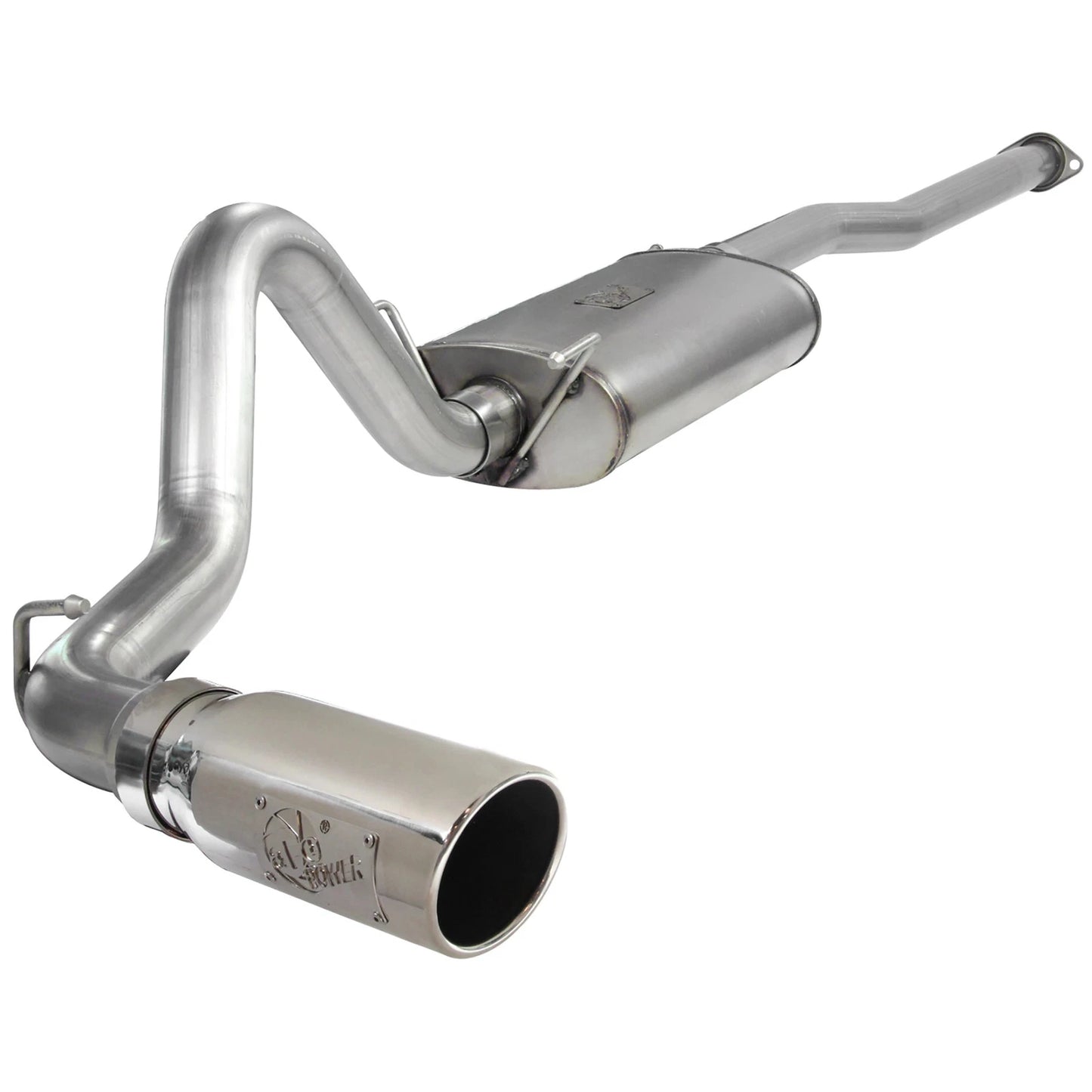 aFe MACHForce XP Exhausts Cat-Back SS-409 EXH CB Toyota Tacoma 05-13 V6-4.0L (Pol Tip)