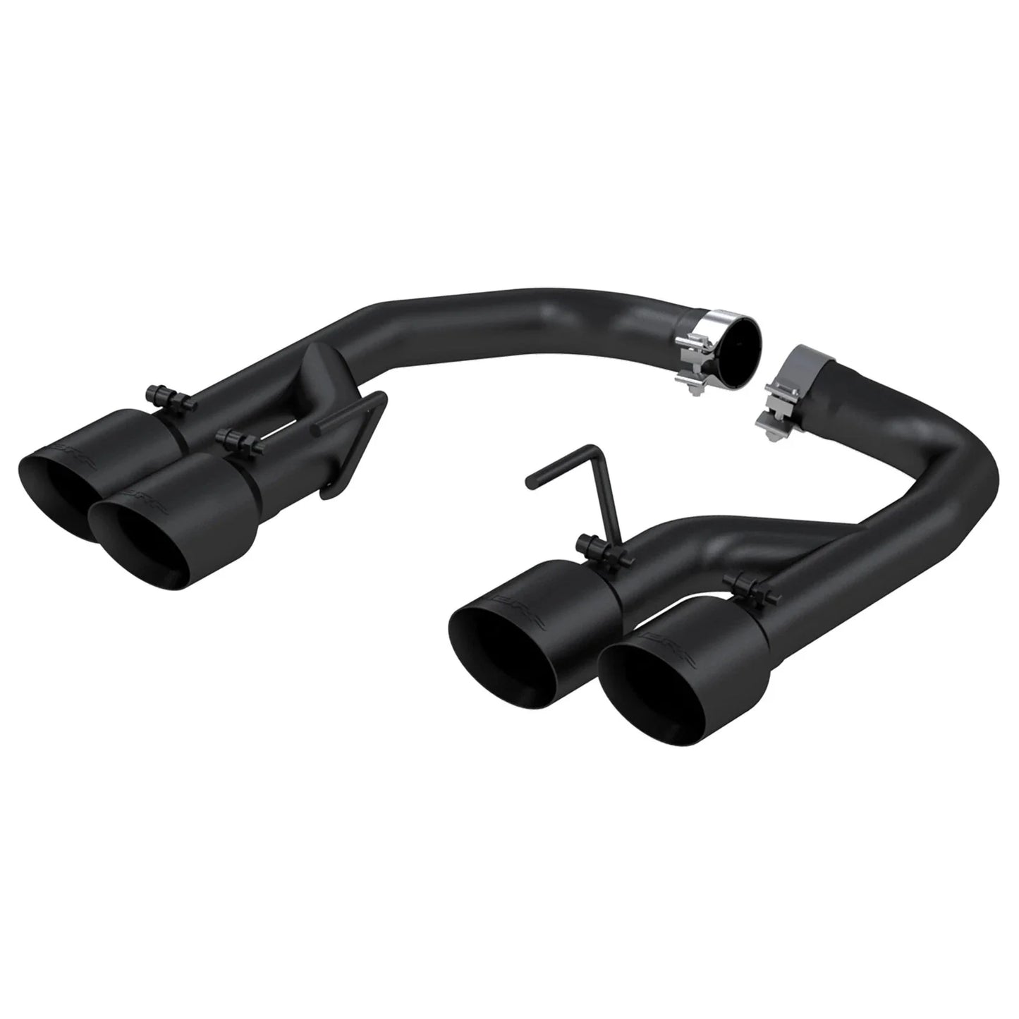 MBRP 18-20 Ford Mustang GT 2.5in T304 Non Active Dual Axle Back Exhaust System - 4in Dual Wall Tips