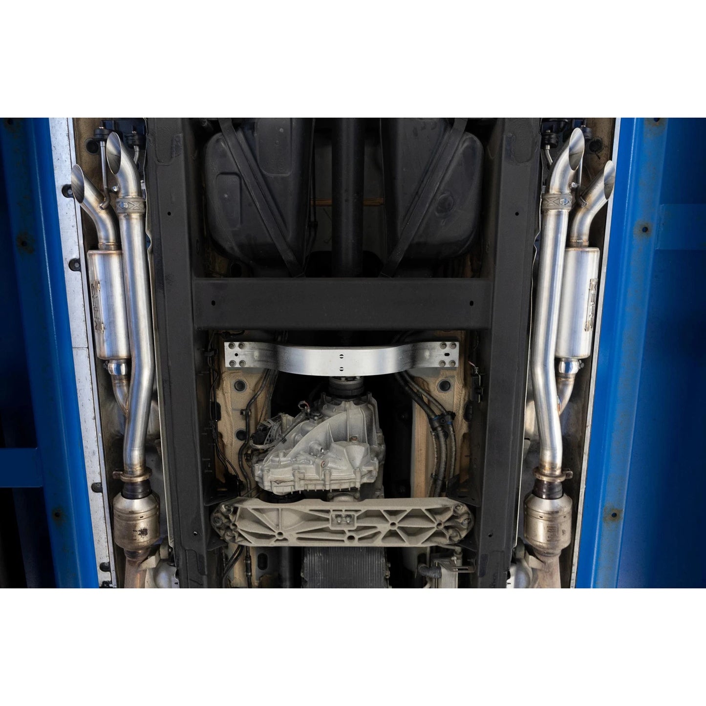 MBRP 19-23 Mercedes-Benz G63 4.0TT V8 T304 SS 2.5in Pre-Axle Cat-Back Exhaust Dual Split Quad Side