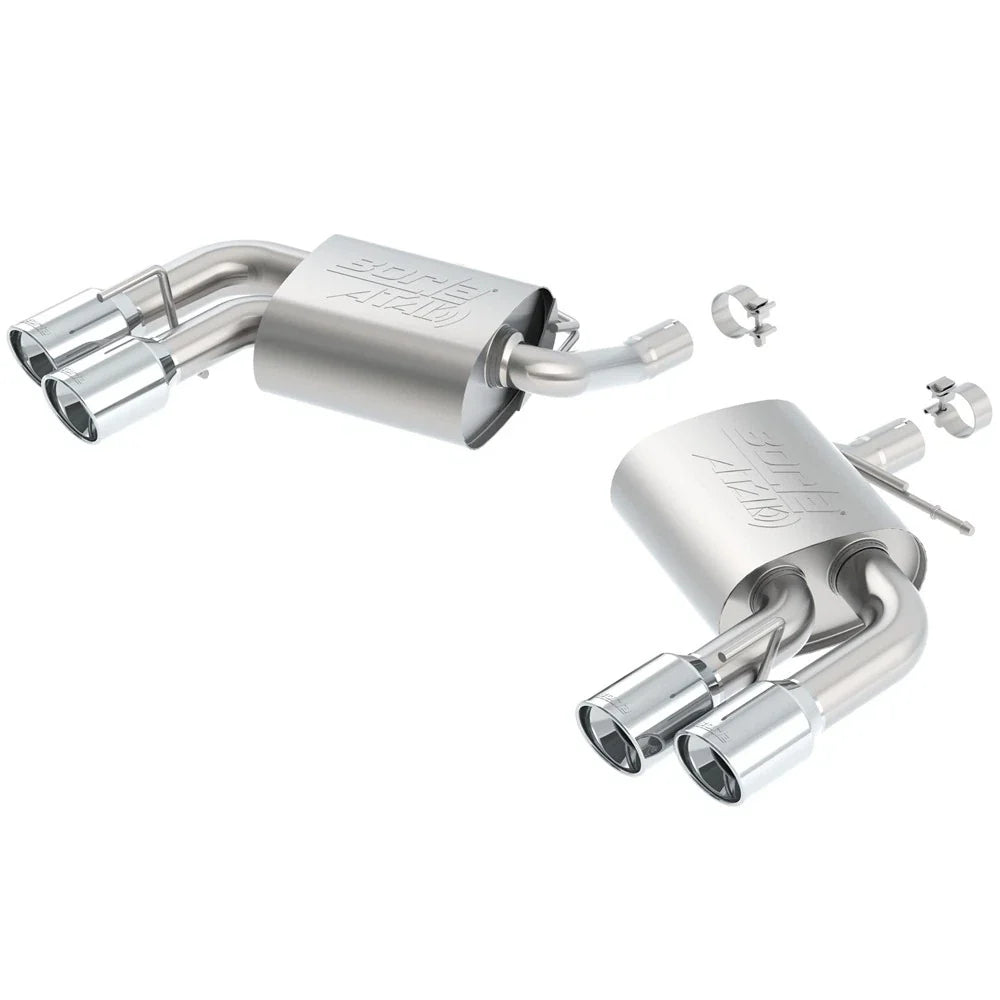 Borla 2016 Chevy Camaro V6 AT/MT ATAK Rear Section Exhaust w/o Dual Mode Valves