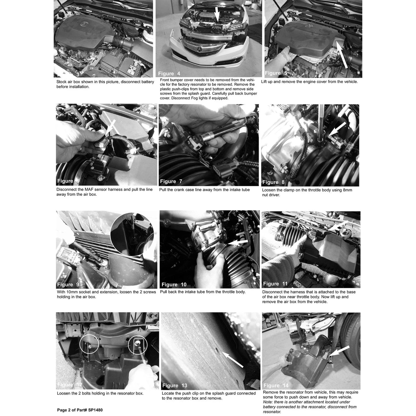 Injen 2015+ Acura TLX 3.5L V6 Black Cold Air Intake