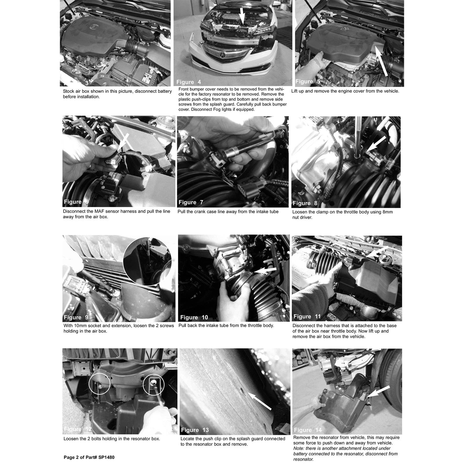 Injen 2015+ Acura TLX 3.5L V6 Black Cold Air Intake