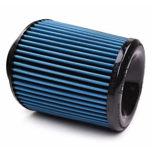 Injen Nanofiber Dry Air Filter - 4in Flange Dia / 6 1/2in Base / 7in Tall / 5 3/8in Top