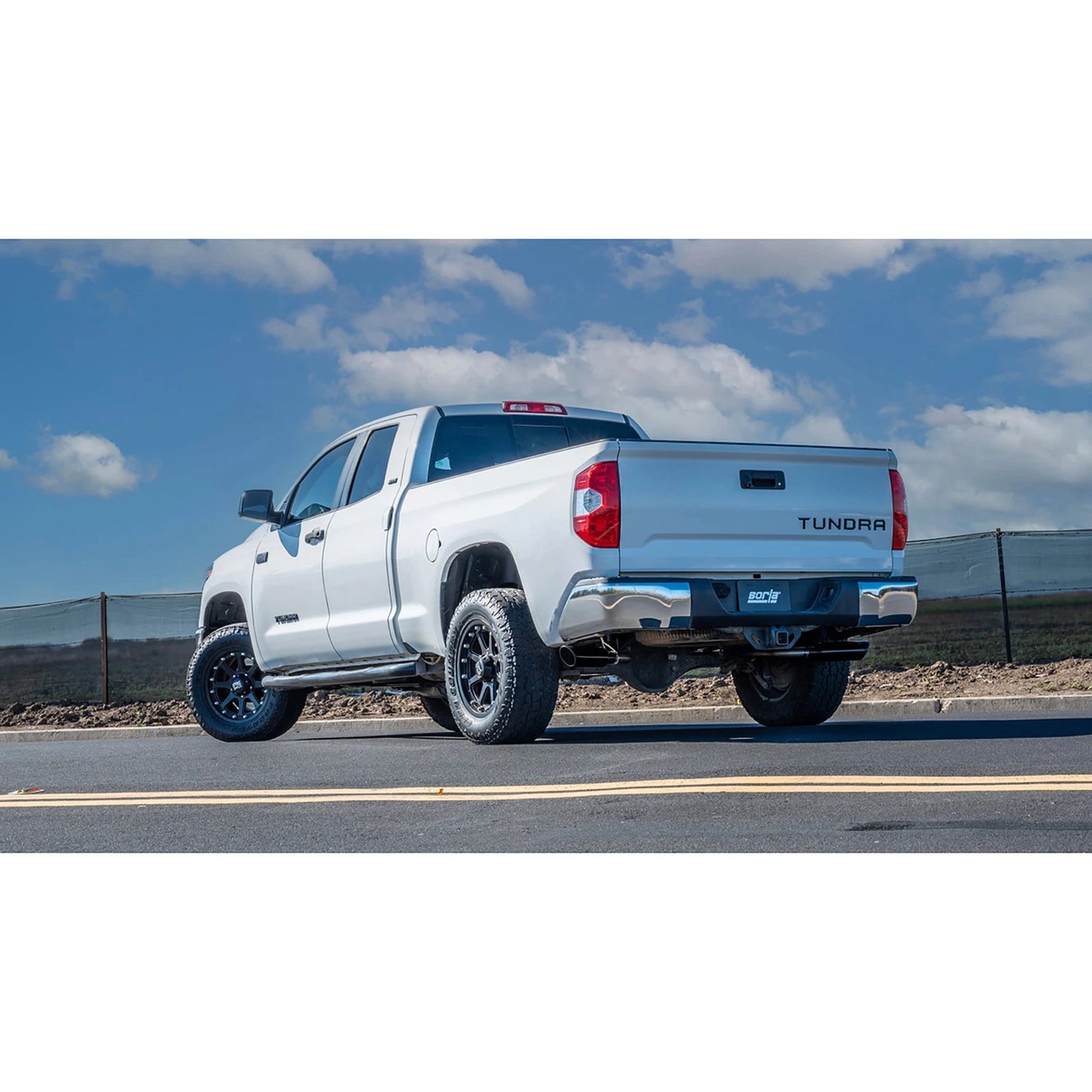 Borla 07-08 Toyota Tundra 5.7L ATAK Cat-Back Exhaust - 4in Black Chrome