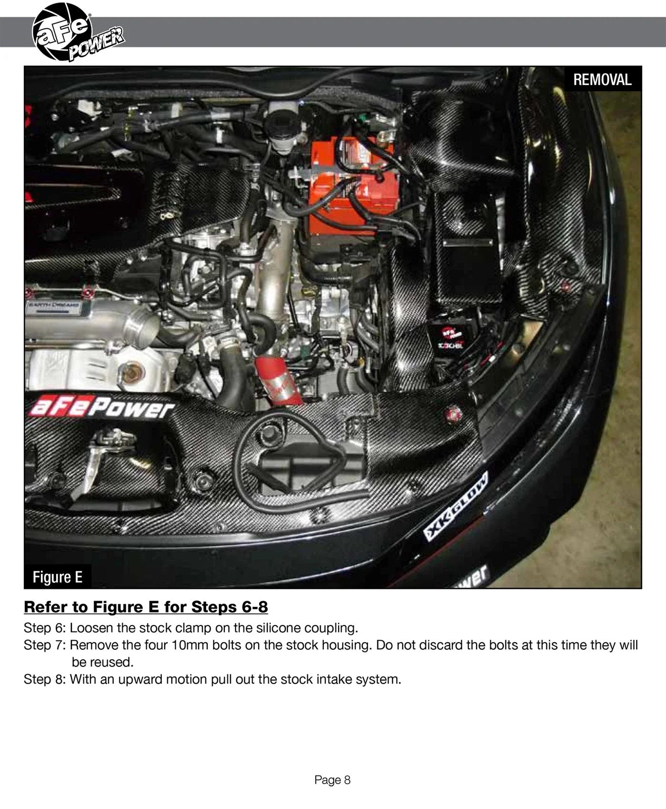 aFe Momentum GT Pro 5R Cold Air Intake System 2017 Honda Civic Type R L4-2.0L (t)