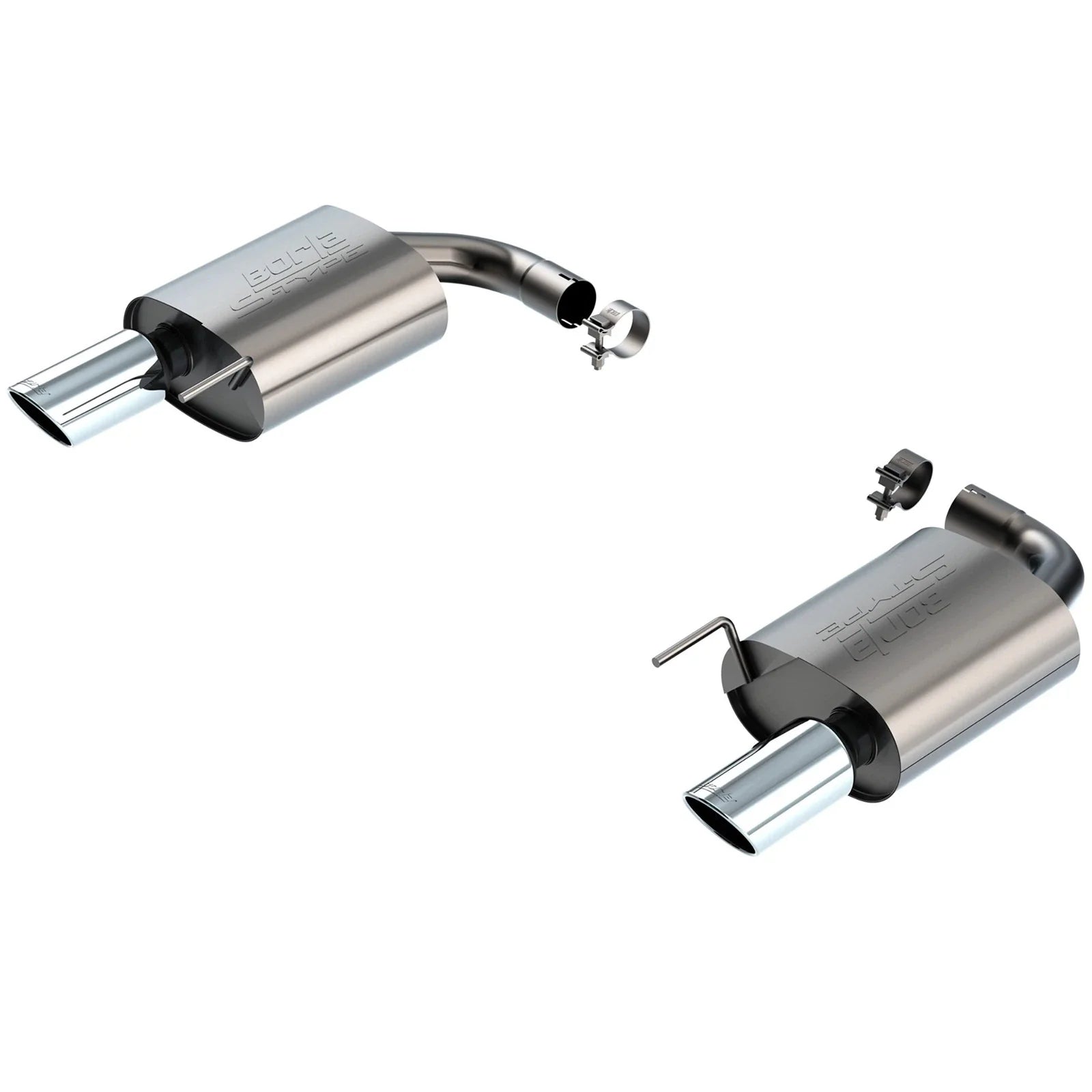 Borla 2024 Ford Mustang GT 5.0L V8 w/o Active Exhaust 2.5in S-Type Axle-Back Exhaust System