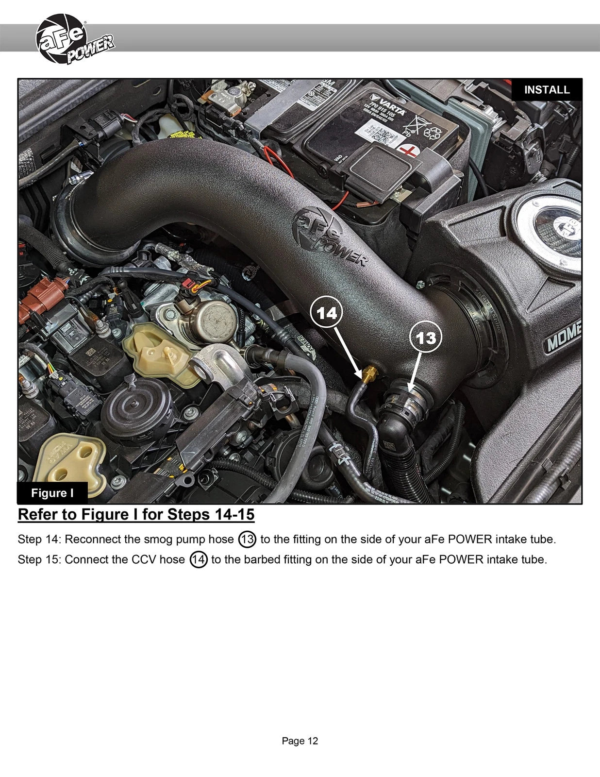 aFe 2022 VW GTI (MKVIII) L4-2.0L (t) Momentum GT Cold Air Intake System w/ Pro 5R Filter