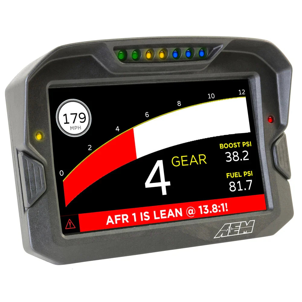 AEM CD-7 Logging GPS Enabled Race Dash Carbon Fiber Digital Display w/o VDM (CAN Input Only)