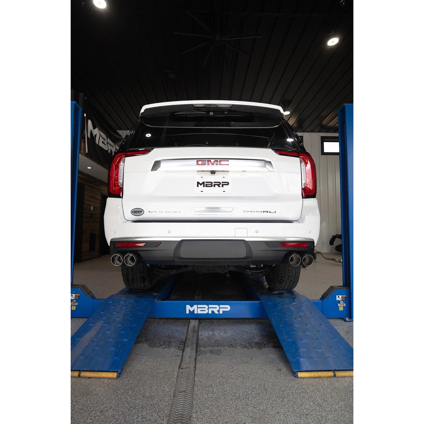 MBRP 21-24 Chevrolet Suburban XL 5.3L 3in T304 SS 2.5in Dual Split Carbon Fiber Cat-back