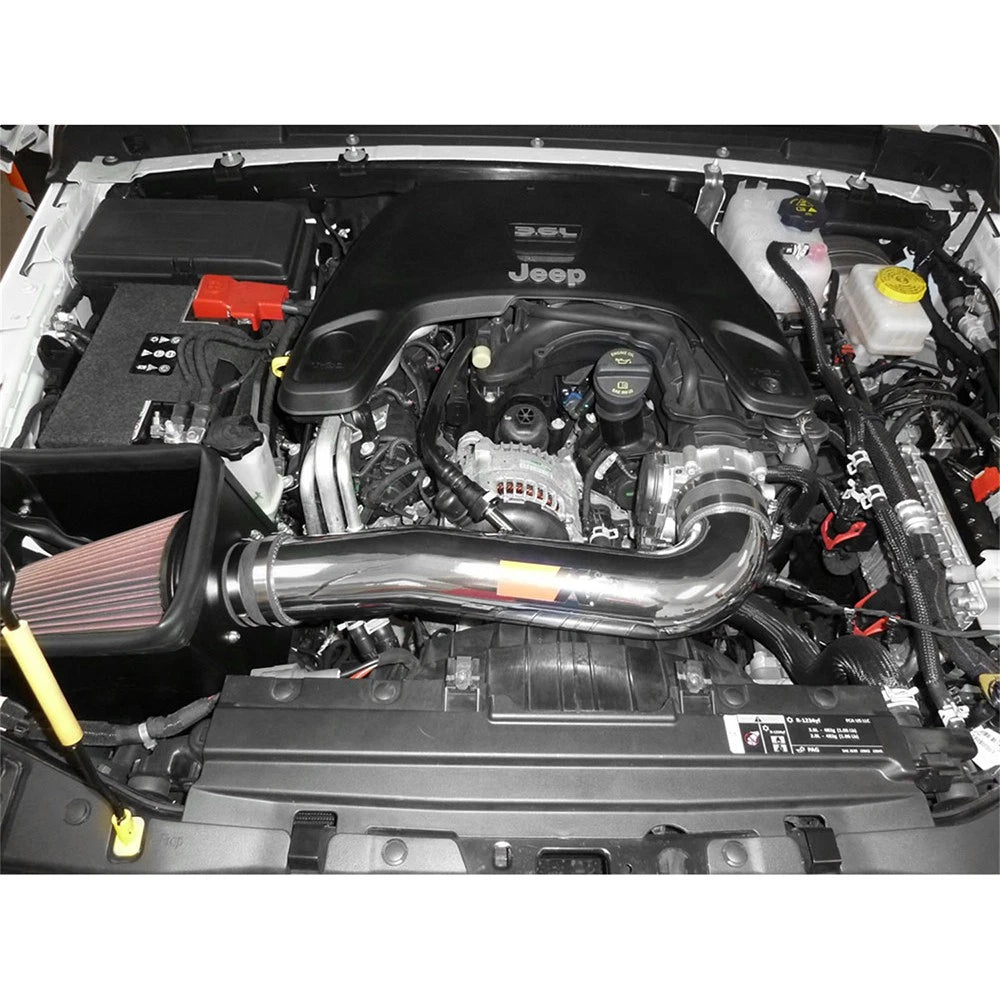 K&N 2018 Jeep Wrangler JL V6-3.6L High Flow Performance Kit