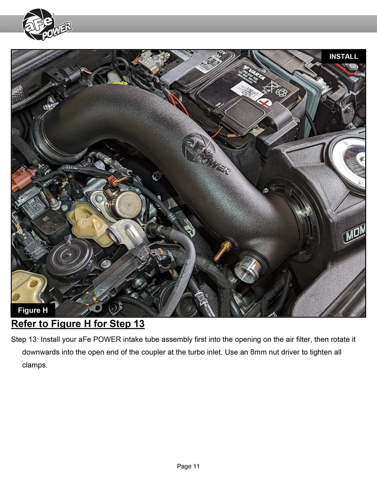 aFe 2022 VW GTI (MKVIII) L4-2.0L (t) Momentum GT Cold Air Intake System w/ Pro 5R Filter