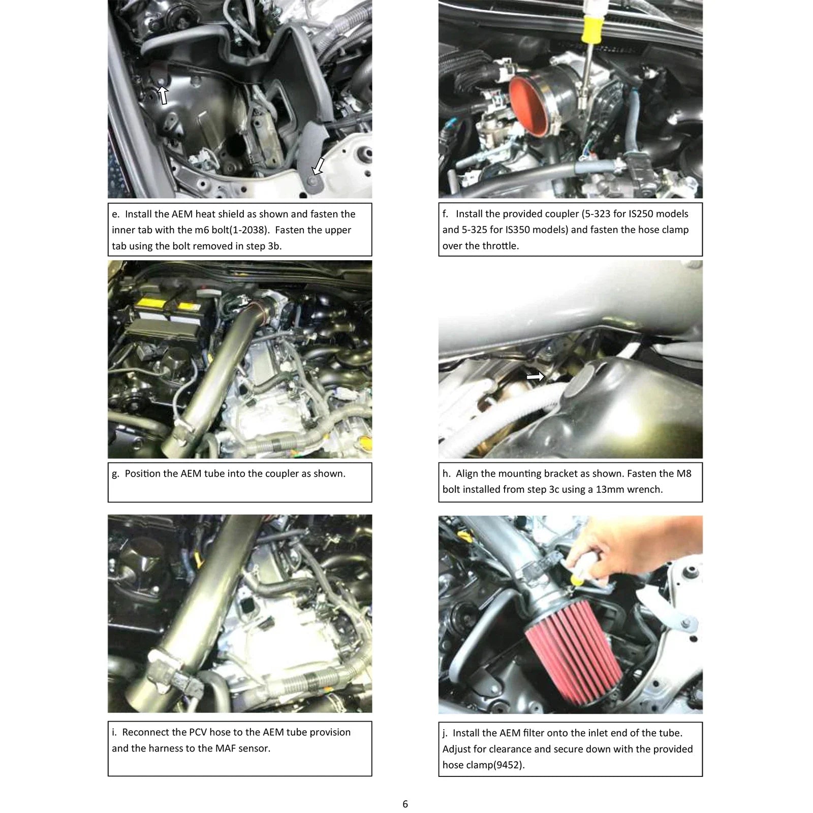 AEM 14-15 Lexus IS250/350 V6 Cold Air Intake