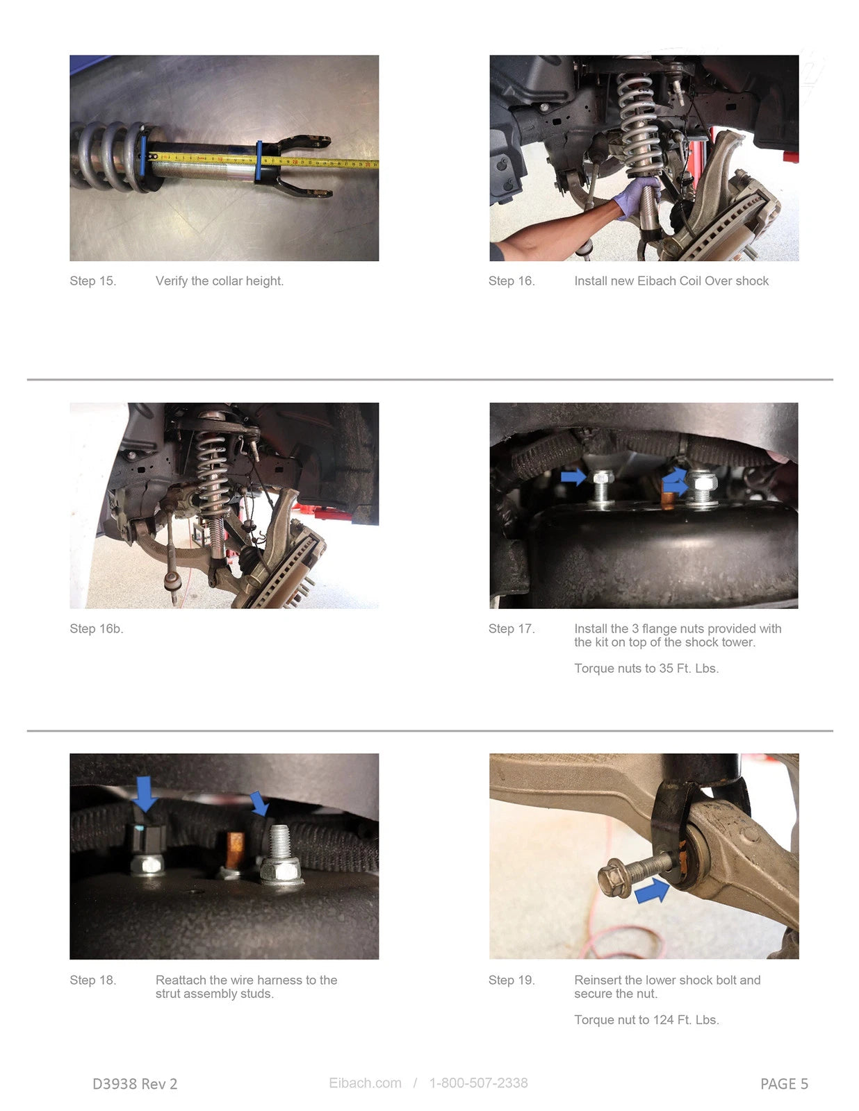 Eibach 19-23 Ram 1500 Rebel Crew Cab Pro-Truck Lift Kit System Coilover Stage 2