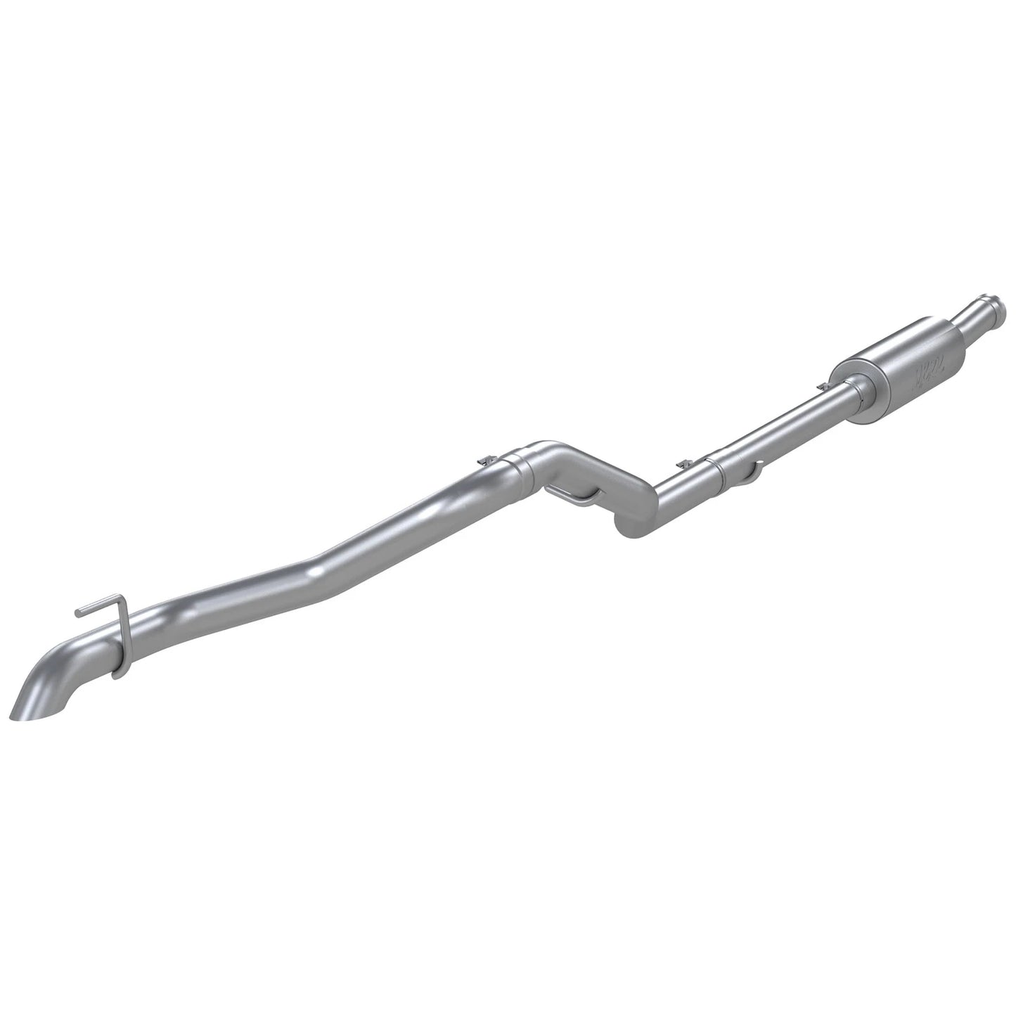 MBRP 2020 Jeep Gladiator 3.6L 2.5in Single Rear Exit Cat Back Exhaust - Aluminized (Off-Road)