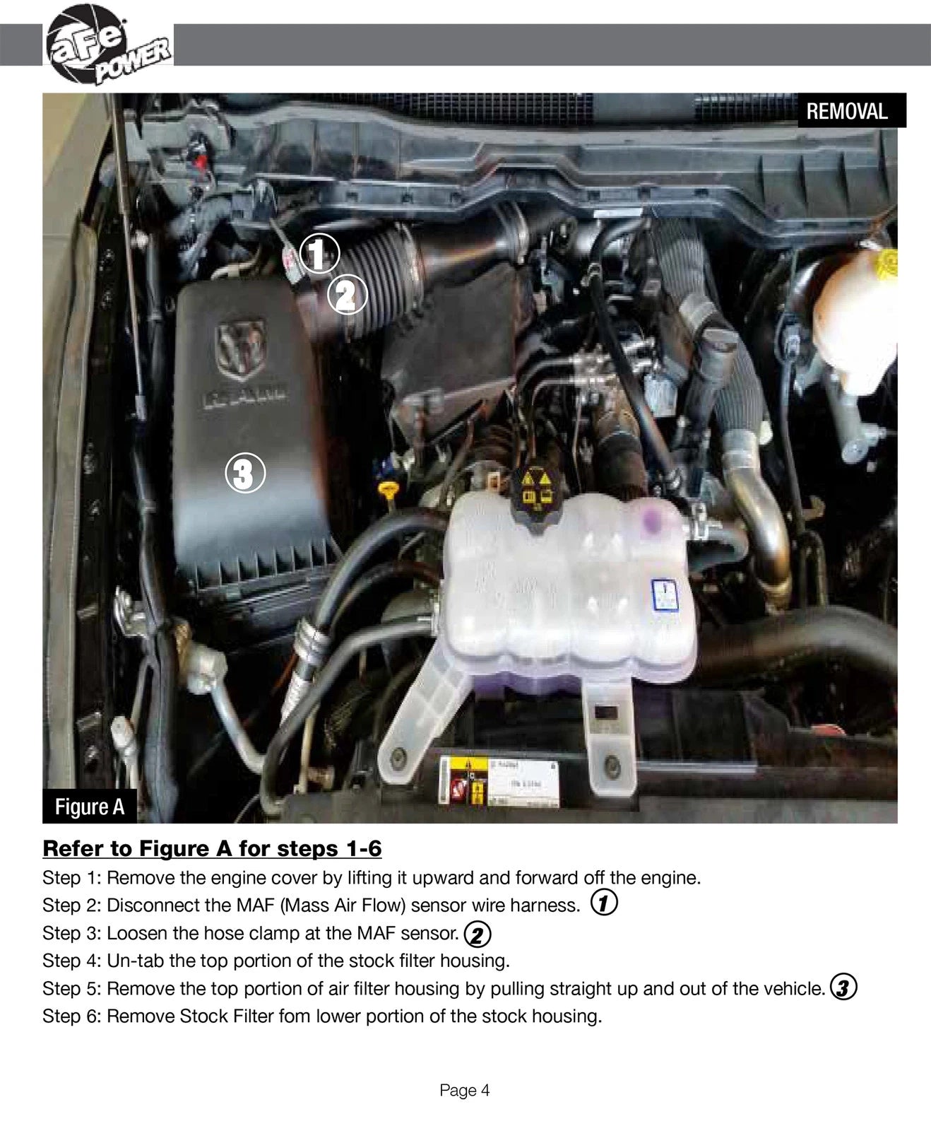 aFe MagnumFORCE XP Air Intake System Stage-2 PRO 5R 2014 Dodge RAM 1500 V6 3.0L Truck (EcoDiesel)