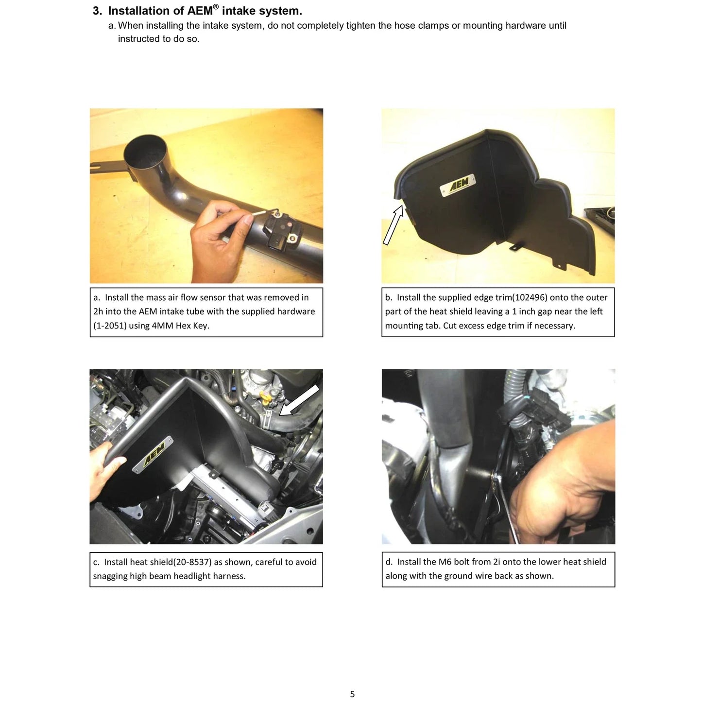 AEM 2015 Subaru WRX 2.0L H4 F/I - Cold Air Intake System