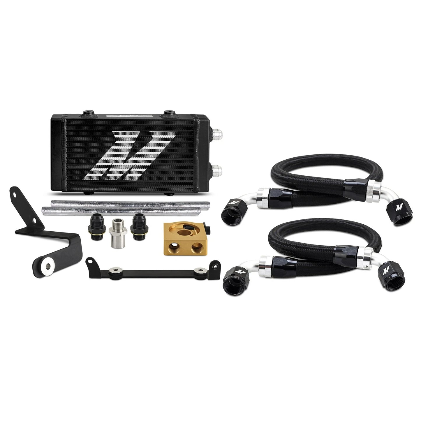 Mishimoto 2023+ Toyota GR Corolla Oil Cooler Kit - Thermostatic - Black