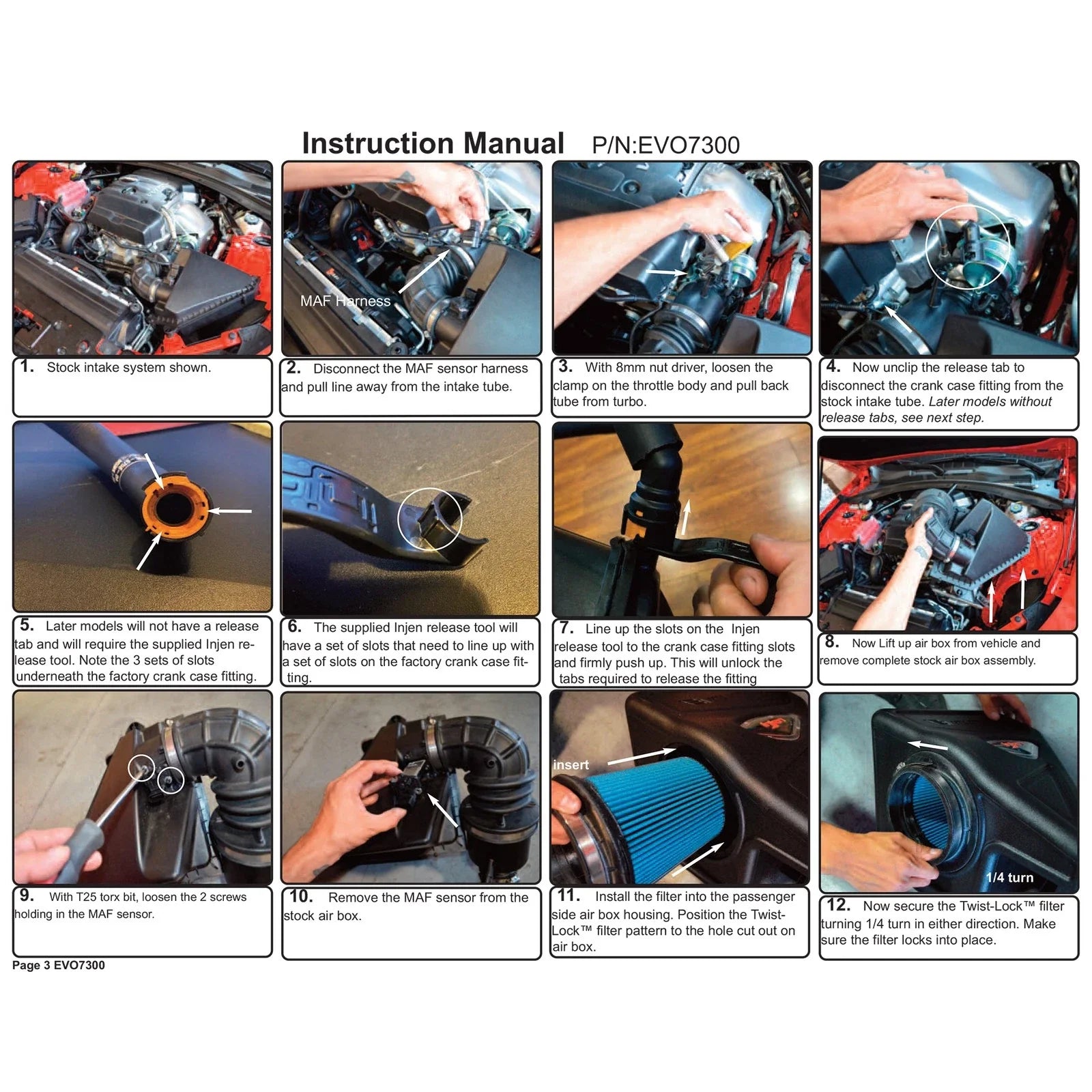 Injen 16-20 Chevy Camaro L4 2.0L Turbo LTG Ecotoec (LT) Evolution Intake
