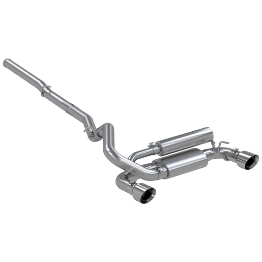 MBRP 2016+ Ford Focus RS 3in Dual Outlet Cat-Back Exhaust T409 SS